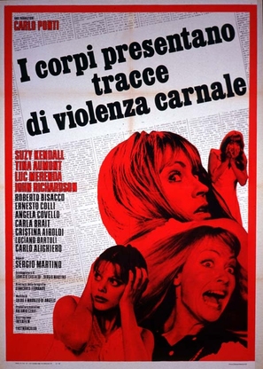 I corpi presentano tracce di violenza carnale - Italian Movie Poster (thumbnail)