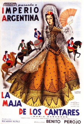 La maja de los cantares - Argentinian Movie Poster (thumbnail)