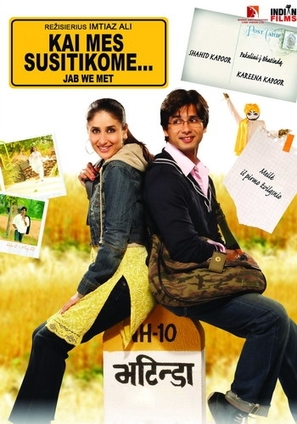 Jab We Met - Lithuanian Movie Poster (thumbnail)