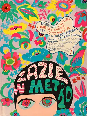 Zazie dans le métro Poster