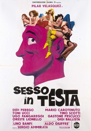 Sesso in testa - Italian Movie Poster (thumbnail)