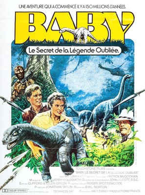 Baby: Secret of the Lost Legend - French Movie Poster (thumbnail)