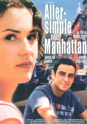 Aller simple pour Manhattan - French Movie Poster (thumbnail)