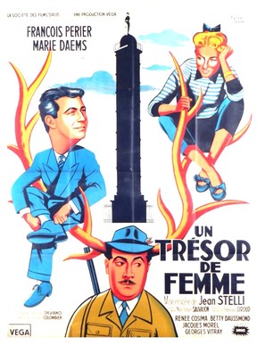 Un tr&eacute;sor de femme - French Movie Poster (thumbnail)