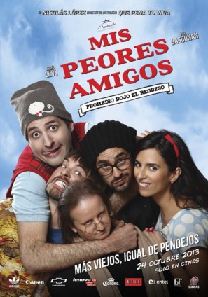 Mis peores amigos: Promedio rojo el regreso - Chilean Movie Poster (thumbnail)