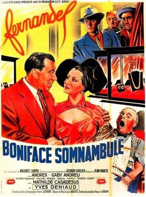 Boniface somnambule - French Movie Poster (thumbnail)