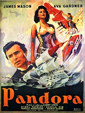 Pandora and the Flying Dutchman - French Movie Poster (thumbnail)