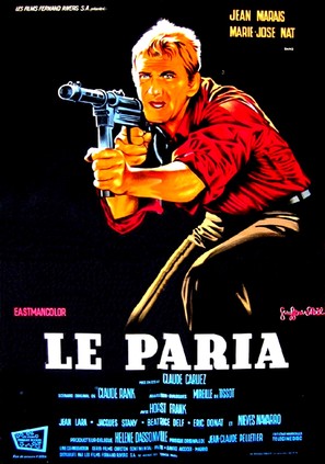 Le paria - French Movie Poster (thumbnail)