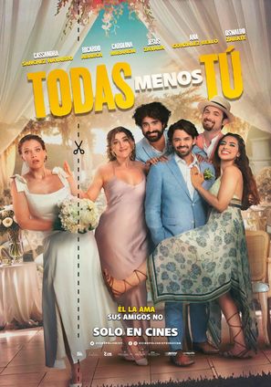 Todas menos t&uacute; - Mexican Movie Poster (thumbnail)