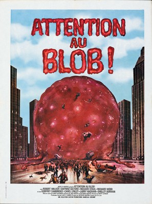 Beware! The Blob - French Movie Poster (thumbnail)