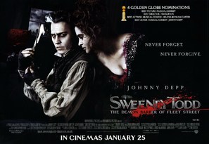 Sweeney Todd: The Demon Barber of Fleet Street - British Movie Poster (thumbnail)