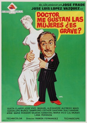 Doctor, me gustan las mujeres, &iquest;es grave? - Spanish Movie Poster (thumbnail)