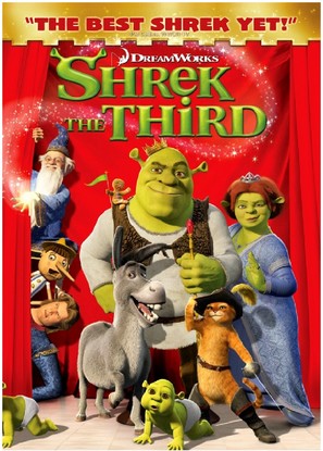 Shrek the Third - DVD movie cover (thumbnail)