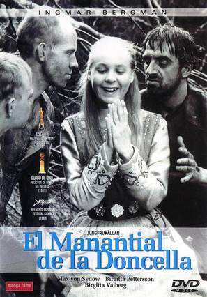 Jungfruk&auml;llan - Spanish DVD movie cover (thumbnail)