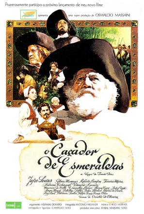 O Ca&ccedil;ador de Esmeraldas - Brazilian Movie Poster (thumbnail)