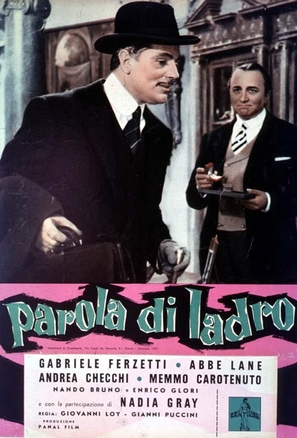 Parola di ladro - Italian Movie Poster (thumbnail)