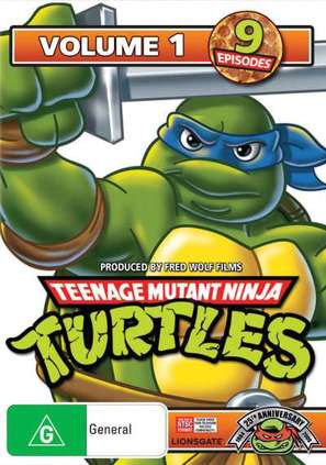 &quot;Teenage Mutant Ninja Turtles&quot; - Australian DVD movie cover (thumbnail)