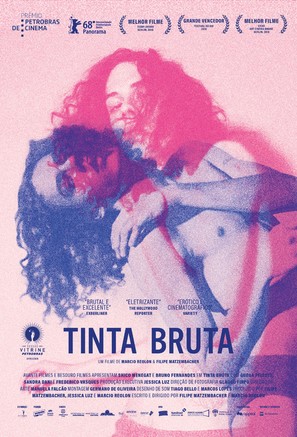 Tinta Bruta - Brazilian Movie Poster (thumbnail)