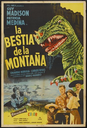 The Beast of Hollow Mountain - Mexican Movie Poster (thumbnail)