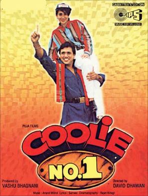 Coolie No. 1 - Indian DVD movie cover (thumbnail)