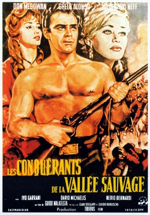 La strada dei giganti - French Movie Poster (thumbnail)