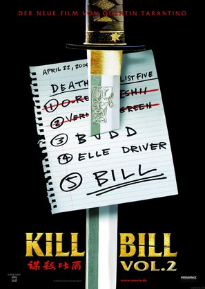 Kill Bill: Vol. 2 - German Movie Poster (thumbnail)