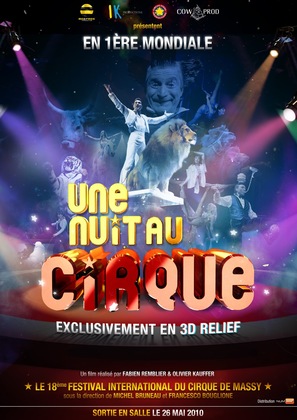 Une nuit au cirque - French Movie Poster (thumbnail)