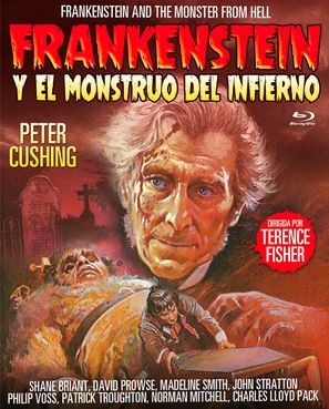 Frankenstein and the Monster from Hell - Spanish Blu-Ray movie cover (thumbnail)