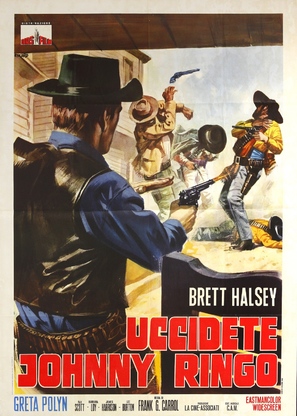 Uccidete Johnny Ringo - Italian Movie Poster (thumbnail)