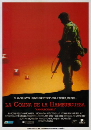 Hamburger Hill - Spanish Movie Poster (thumbnail)