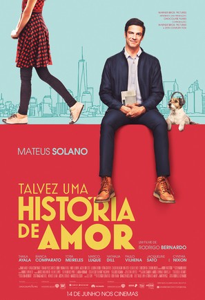 Talvez uma Hist&oacute;ria de Amor - Brazilian Movie Poster (thumbnail)