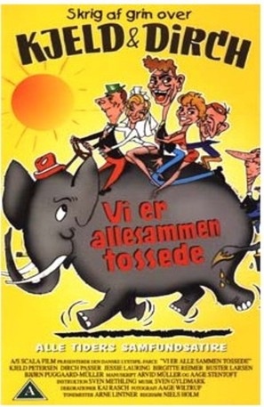 Vi er allesammen tossede - Danish DVD movie cover (thumbnail)