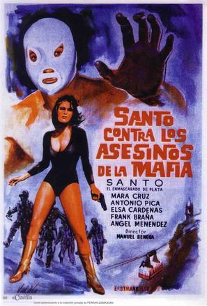 Santo contra los asesinos de la mafia - Spanish Movie Poster (thumbnail)
