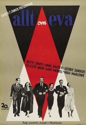 All About Eve - Swedish Movie Poster (thumbnail)