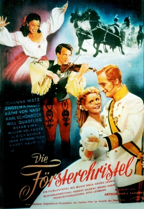 Die F&ouml;rsterchristl - German Movie Poster (thumbnail)