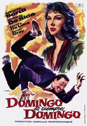 Domenica &egrave; sempre domenica - Spanish Movie Poster (thumbnail)