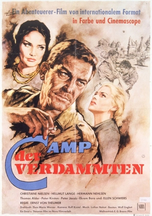 Camp der Verdammten - German Movie Poster (thumbnail)
