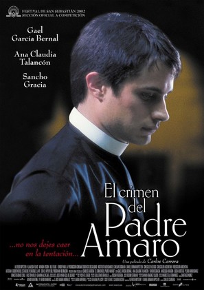 El crimen del Padre Amaro - Spanish Movie Poster (thumbnail)