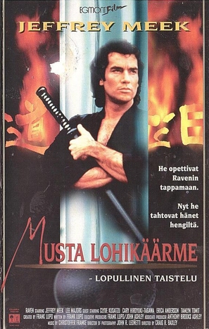 Raven: Return of the Black Dragons - Finnish VHS movie cover (thumbnail)