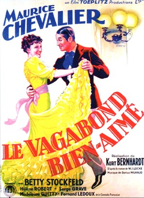 Le vagabond bien-aim&eacute; - French Movie Poster (thumbnail)