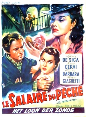 La peccatrice - Belgian Movie Poster (thumbnail)
