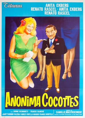 Anonima cocottes - Italian Movie Poster (thumbnail)