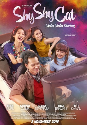 Shy Shy Cat - Indonesian Movie Poster (thumbnail)