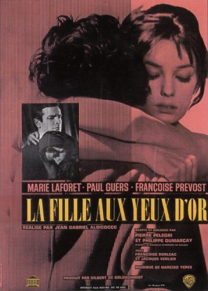 Fille aux yeux d'or, La - French Movie Poster (thumbnail)