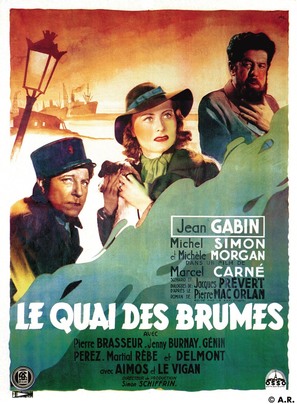 Le quai des brumes - French Movie Poster (thumbnail)