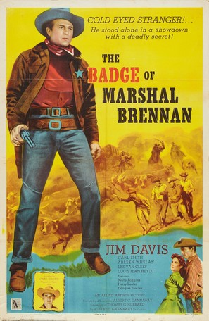 The Badge of Marshal Brennan - Movie Poster (thumbnail)