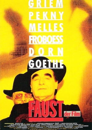 Faust - Vom Himmel durch die Welt zur H&ouml;lle - German poster (thumbnail)