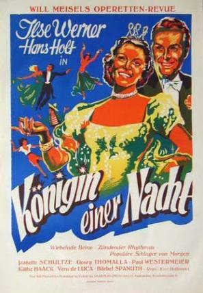 K&ouml;nigin einer Nacht - German Movie Poster (thumbnail)