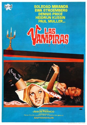 Vampiros lesbos - Spanish Movie Poster (thumbnail)