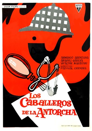 Los caballeros de &#039;La antorcha&#039; - Spanish Movie Poster (thumbnail)
